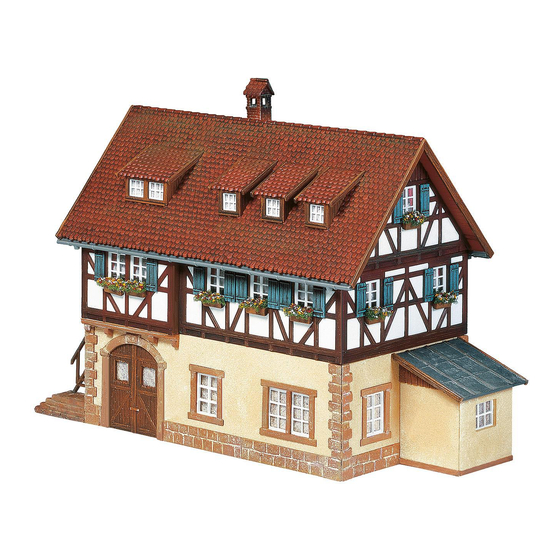 Faller Half-timbered house Instructions Manual