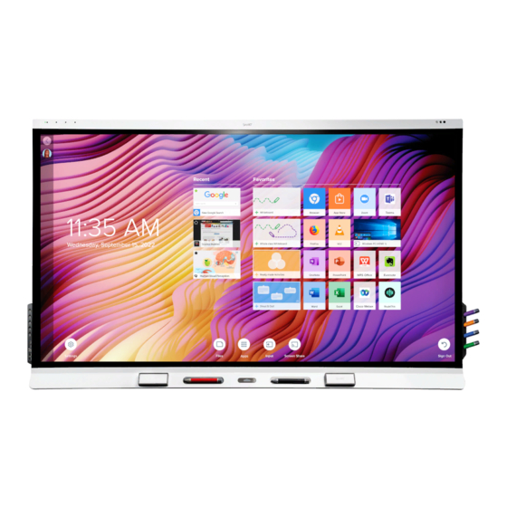 SMART Board 6075S Installation And Maintenance Manual