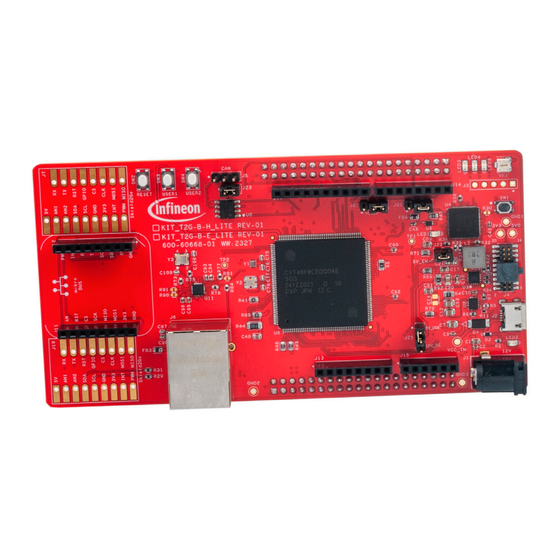 Infineon TRAVEO T2G Quick Start Manual