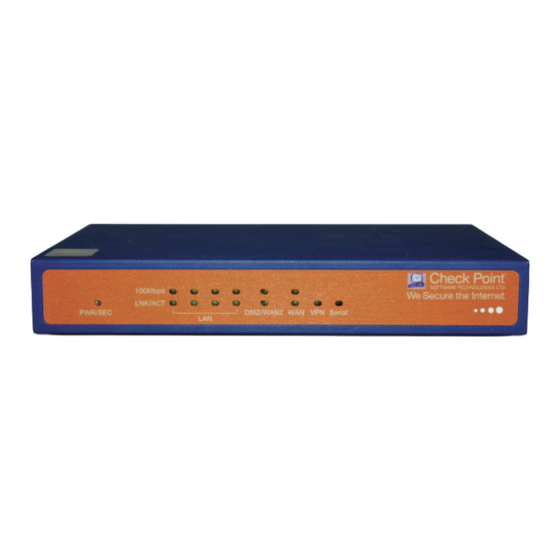 Check Point VPN-1 Edge X Series User Manual