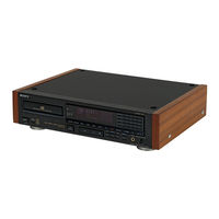 Sony CDP-990 - Compact Disc Player Manual