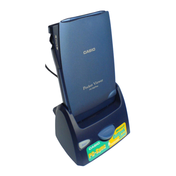 Casio PV-750 Function Manual