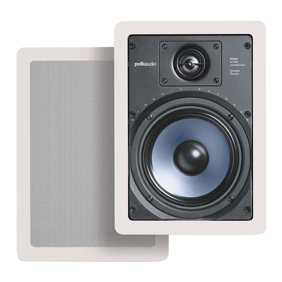 Polk Audio RC65i User Manual