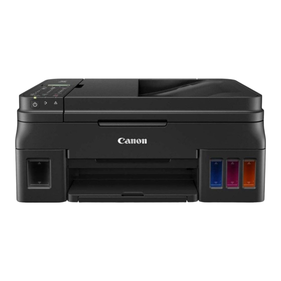 Canon PIXMA G4010 Series Manuals