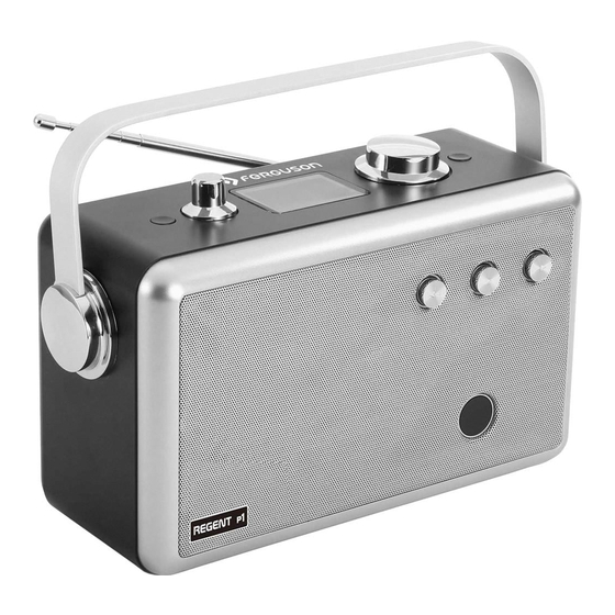 Ferguson REGENT P1 DAB+ Manual