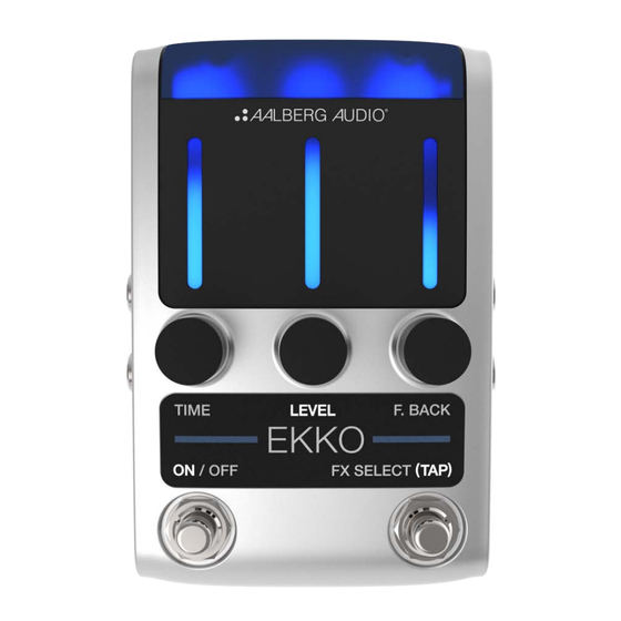 Aalberg Audio EKKO EK-1 User Manual