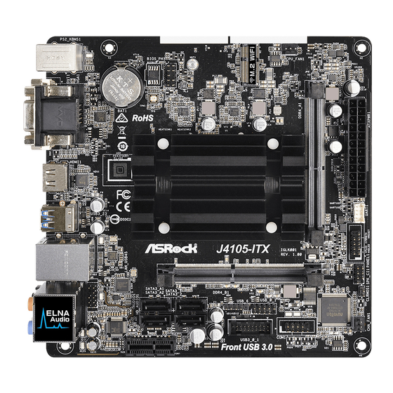 ASROCK J4105-ITX Manuals