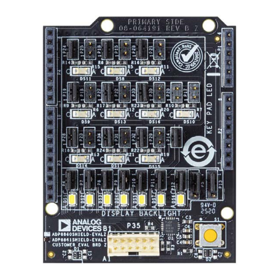 Analog Devices ADP8860SHIELD-EVALZ Manuals