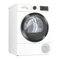 Bosch WTU876HASN Installation And Operating Instructions Manual