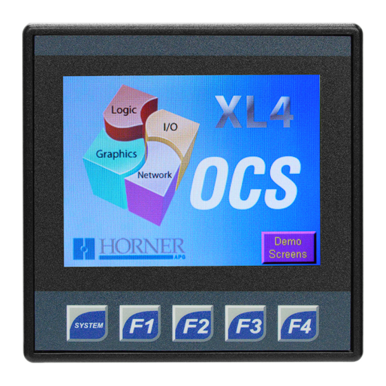 HORNER XL4 6 Manual
