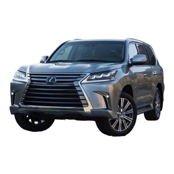 Lexus LX 570 2017 Personalized Settings