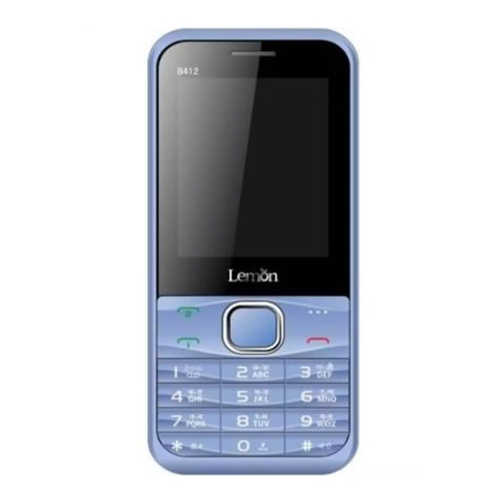 Lemon B412 User Manual
