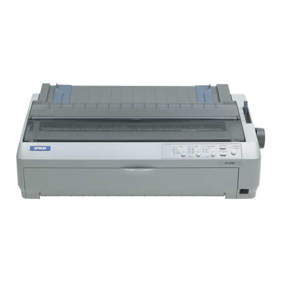 Epson FX-2190 Start Here
