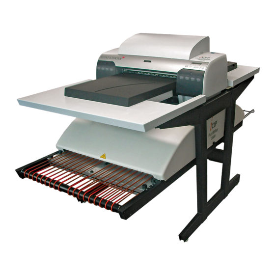 Glunz & Jensen PlateWriter 2000 Manual