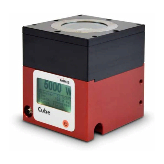 Primes Cube L1 Operating Manual