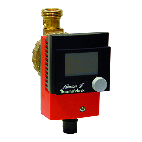salmson THERMO'CLOCK Installation And Starting Instructions