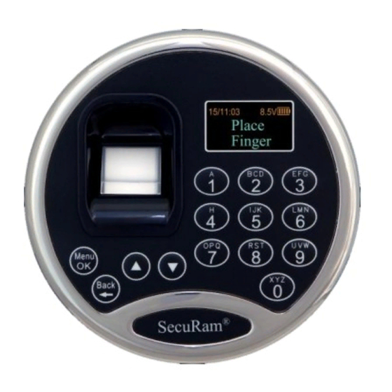 Securam ScanLogic B22 Operation Instructions Manual