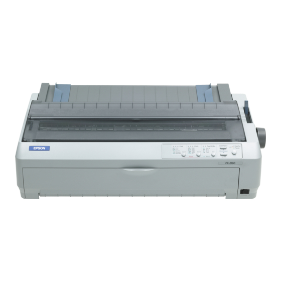 Epson FX-2190 User Manual