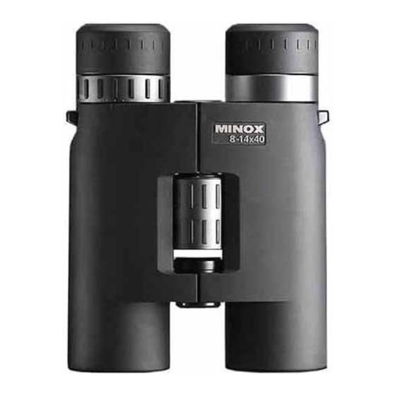 Minox BD 8-14 x 40 BR ED Instruction Manual