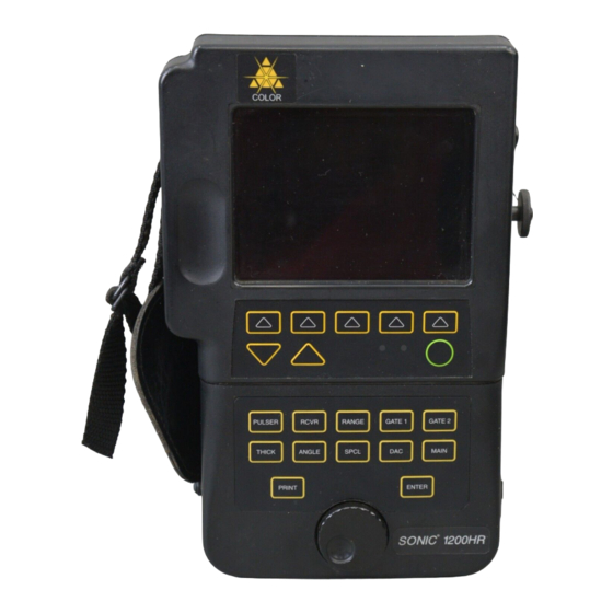 Olympus Sonic 1200S/HR User Manual