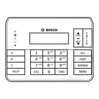 Bosch B6512 Quick User Manual