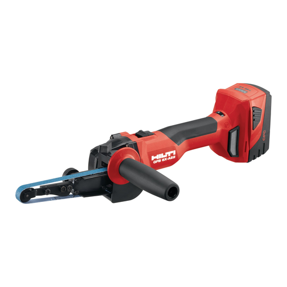 Hilti GFB 6X-A22 Manual