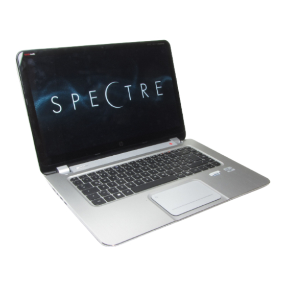HP SpectreXT TouchSmart Manuals