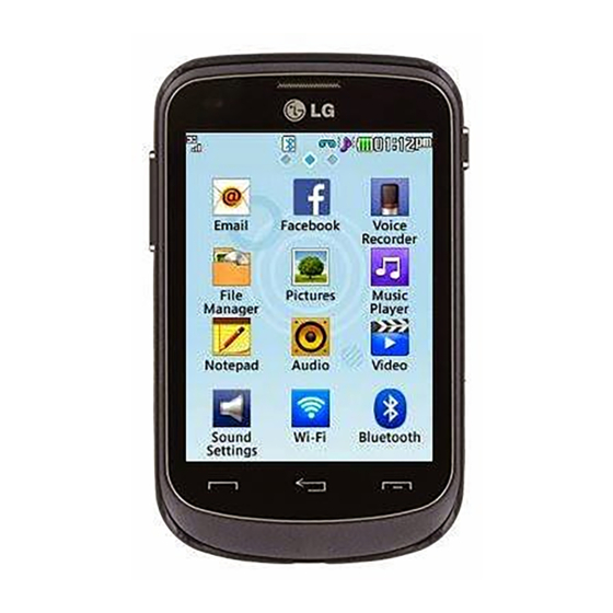 LG Tracfone E226238 Quick Manual