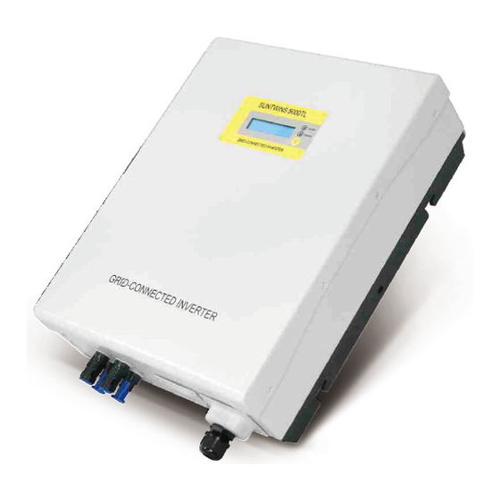 JFY tech SUNTWINS 3300TL Installation And Operator's Manual
