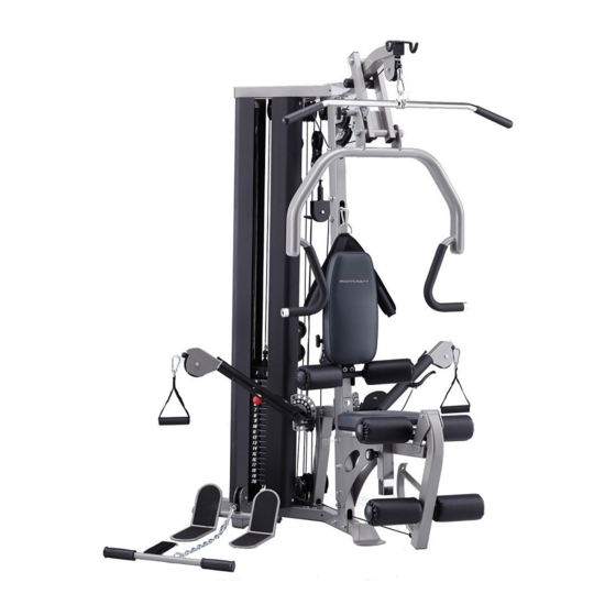 BodyCraft Multi Gym GX Assembly And Operating Instructions Manual