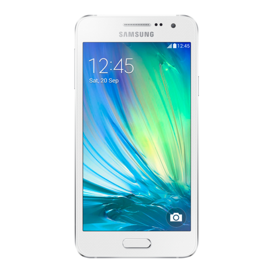 Samsung Galaxy A3 User Manual