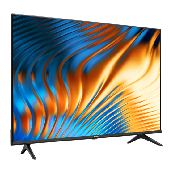 Hisense 58A6HAU Quick Setup Manual