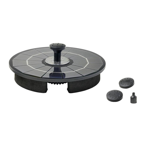 Pontec PondoSolar LED Island Operating Instructions Manual