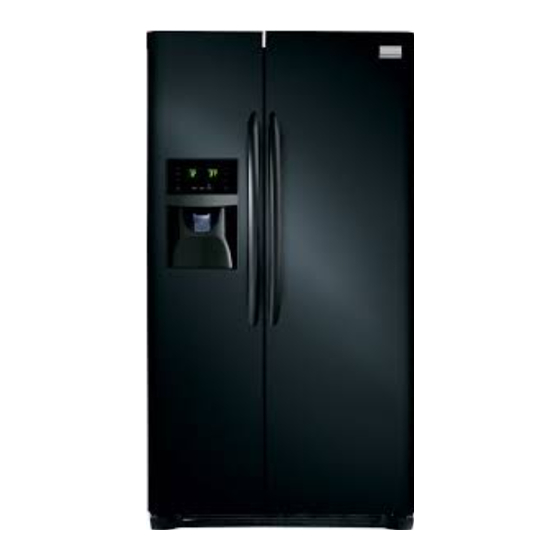 Frigidaire FGHS2631PE Service Data Sheet