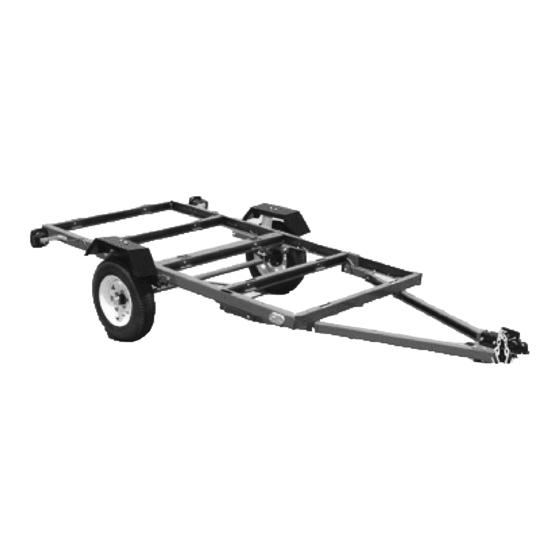 HAUL MASTER Trailer 94564 Assembly And Operating Instructions Manual
