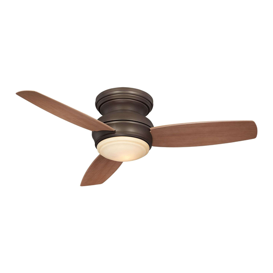 Minka-Aire TRADITIONAL CONCEPT Instruction Manual Warranty Certificate