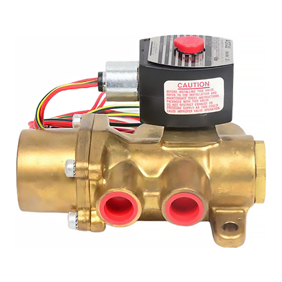 ASCO 8344 INSTALLATION & MAINTENANCE INSTRUCTIONS MANUAL Pdf Download