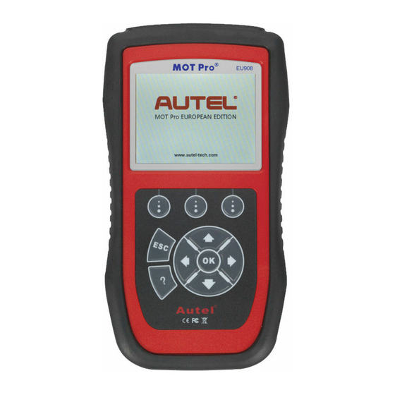 Autel MOT Pro Manual