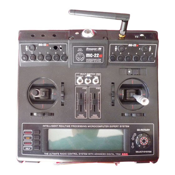 GRAUPNER MC-22S Programming Manual