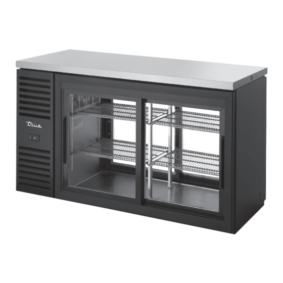 True TBR Series Installation Manual