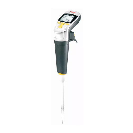 Thermo Scientific Finnpipette Novus Instructions For Use Manual