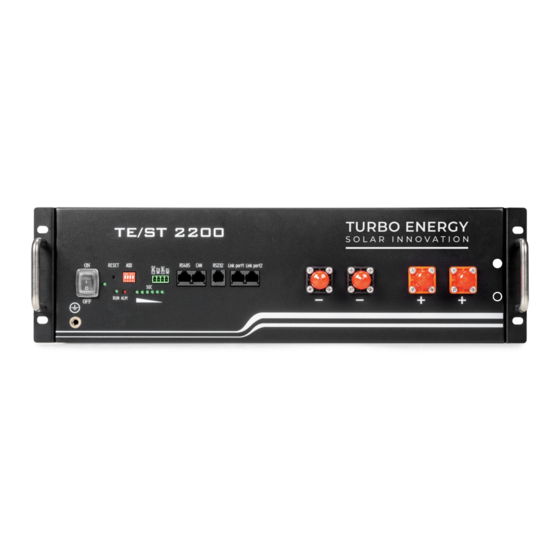 Turbo Energy Lithium Series Instruction Manual