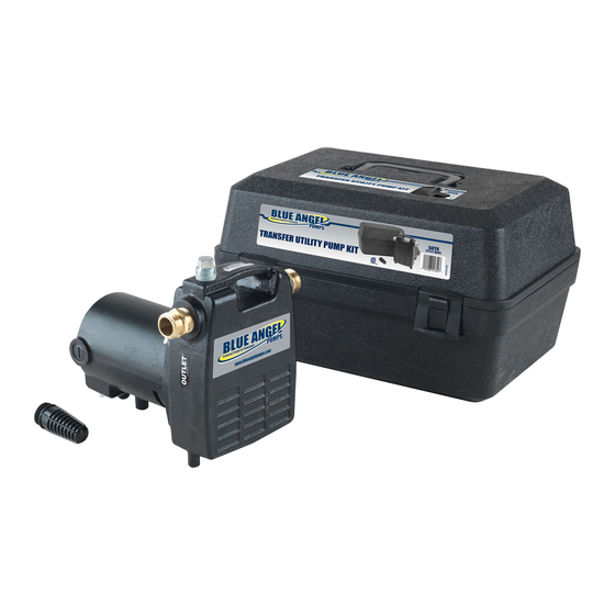 Blue Angel Pumps 50TK Operating Instructions & Parts Manual