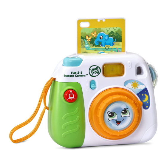 LeapFrog Fun-2-3 Instant Camera Instruction Manual