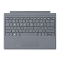 Microsoft Surface Pro Signature Keyboard Quick Start Manual