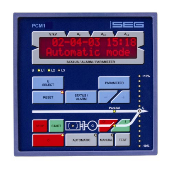 Woodward SEG PCM1 Series Installation Manual