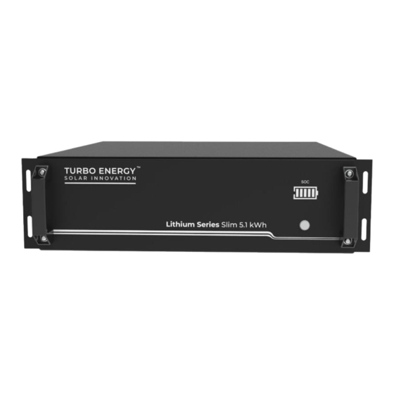 Turbo Energy Lithium Series Manual