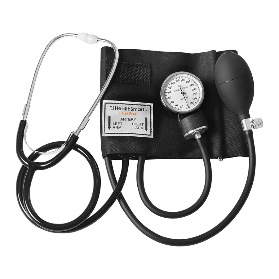 HealthSmart 04-174-021, 04-174-026 - SELF-TAKING HOME BLOOD PRESSURE KIT Manual