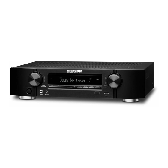 MARANTZ NR1403 OWNER'S MANUAL Pdf Download | ManualsLib