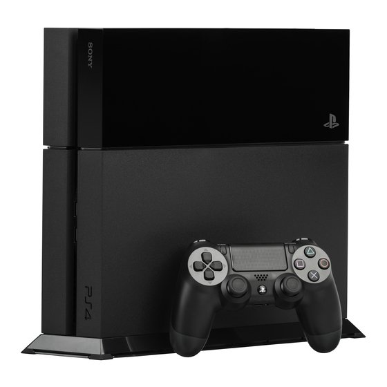 Sony PlayStation 4 Quick Start Manual